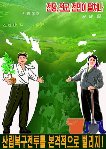 AFFICHE PROPAGANDE COREE DU NORD 2016 - propaganda north korea - Северная Корея пропаганда 2016