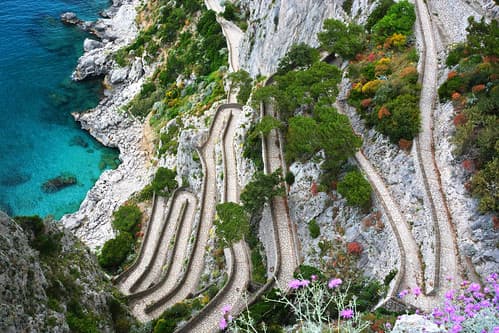 Via Krupp, Capri, Italia
