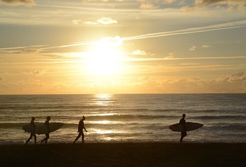Sunset, Lacanau-Ocean, Aquitaine, France