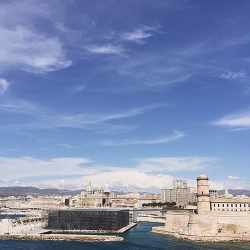 Marseille, France || View on the Mucem, la Major and Fort saint Jean from le Pharo. #latergram #marseille #provence