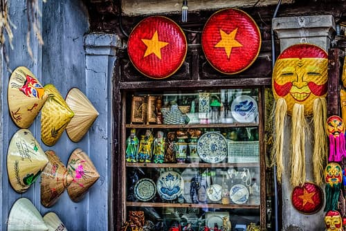 Souvenirs in Hanoi, Vietnam