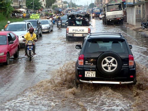 Flooded in Cotonou