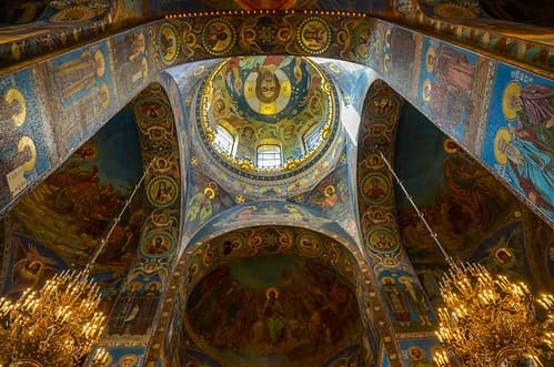 Church of the Spilled Blood in Saint Petersburg.