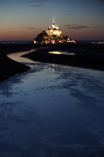Noche en "Le Mont Saint-Michel"
