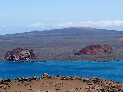 Santiago et sa dernière coulée (1897) - Volcan de l'île Santiago, Galapagos