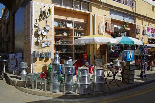 Chypre N Nicosie marché rue 2