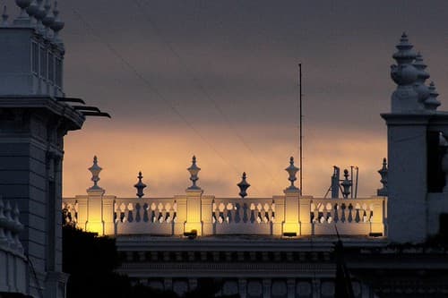 Eclairage au crépuscule