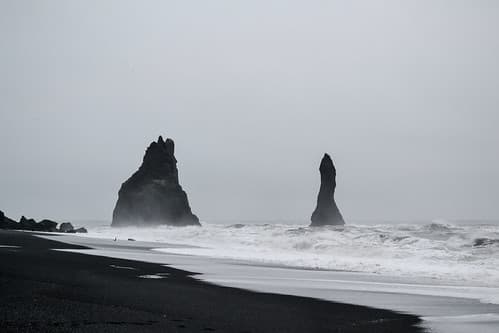 Black sand beach - Vík í Mýrdal, Iceland