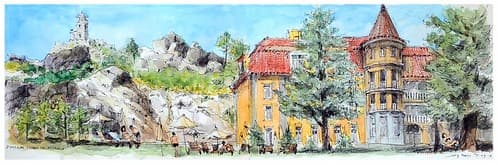 Serra da Estrela - Portugal - la pousada dans son cadre