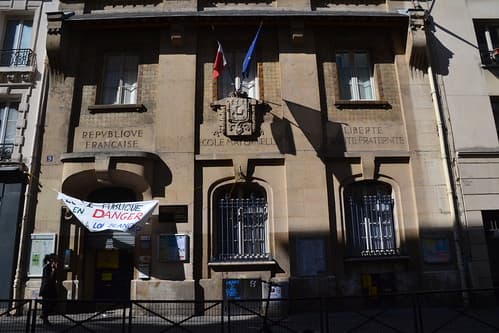 Série loi Blanquer dans les rues de Paris