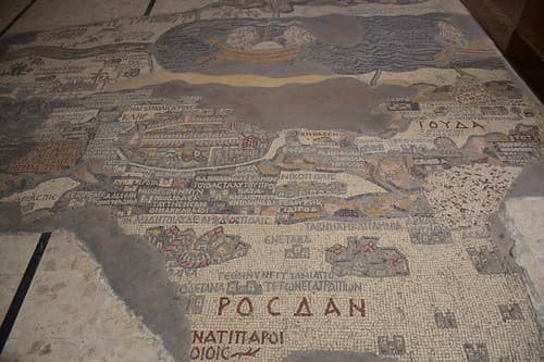 Madaba mozaik map (Jordan 2019)