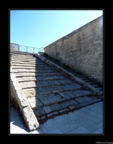 Escalier de Marie Mancini. Brouage- Charente Maritime- France