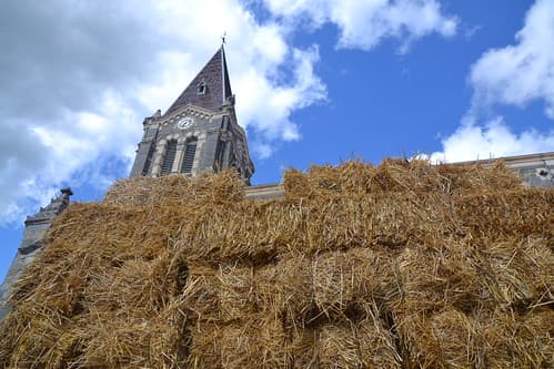 Straw church