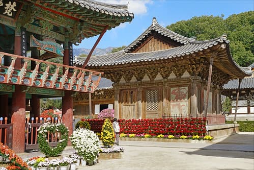 Le Geungnakjeon du temple Tongdo-sa (Corée du sud)
