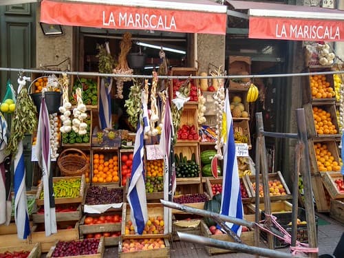 Fruit stand Montevideo Uruguay