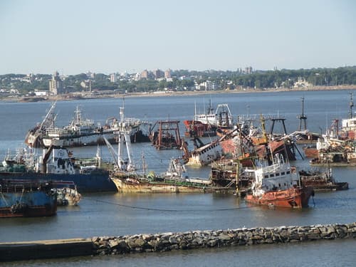 Ship Graveyard Montevideo Uruguay