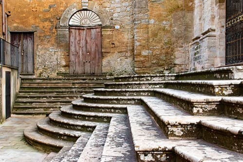 Baroque city of Enna in Sicily, Italy