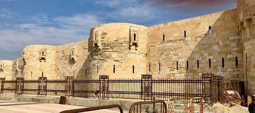 Égypte, Alexandrie, Al Gomrok, Fort Qaitbey