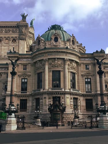Paris France -  Opera National de Paris - Monument Architect - Charles Garnier