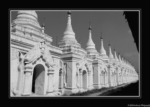 Kuthodaw Temple- Mandalay- Myanmar ex Birmanie- Burma