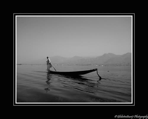 Pêcheur Intha- Lac Inle- Myanmar ex Birmanie- Burma