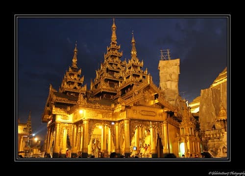SHWEDAGON Pagoda- Yangon- Myanmar ex Birmanie- Burma