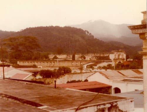 Antigua Guatemala 1979 View from La Merced