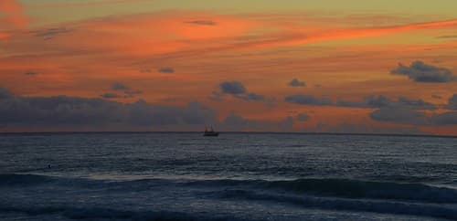 Red Sky, Lacanau-Ocean, France