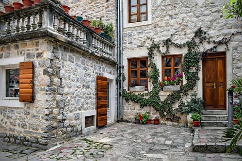 Courtyard in Kotor