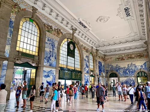 Estação Ferroviária de São Bento - Porto - Portugal 🇵🇹