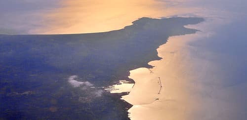 Cherbourg and the Cotentin peninsula.