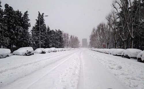 Borrasca Filomena - Ciudad Universitaria