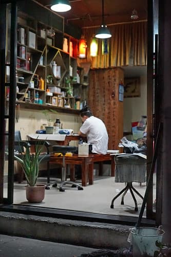 Wuhan la nuit (Chine)