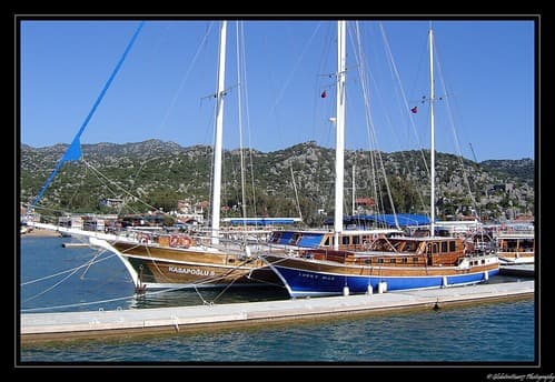 Le petit port de Kekova. Turquie.