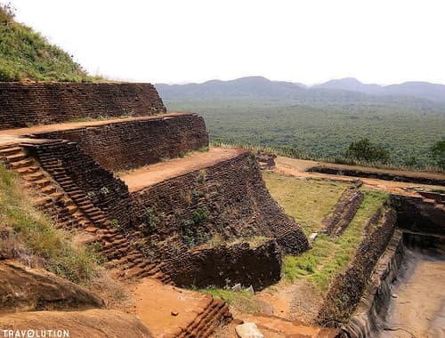 Ruins on top of Sigiriya Rock