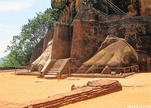 Lion's Claws, Sigiriya, Sri Lanka