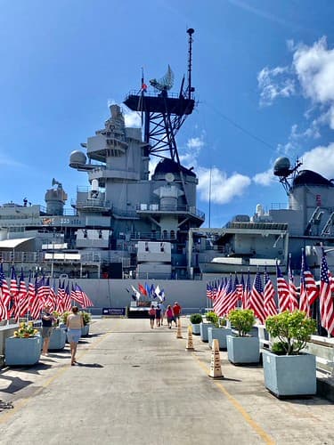 Battleship USS Missouri Memorial, Pearl Harbor, Honolulu, HI