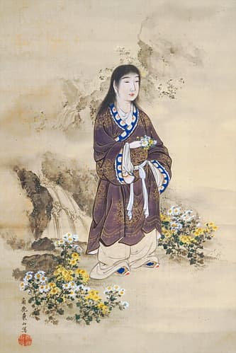 "Kikujidō en exil" d'Ishigaki Tōzan (musée d'art oriental, Venise)