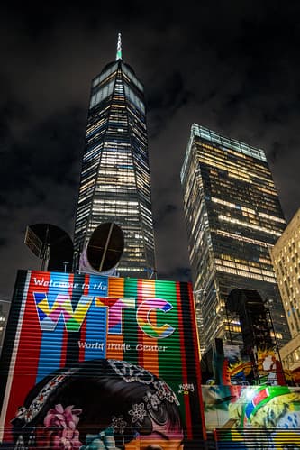World Trade Center at night