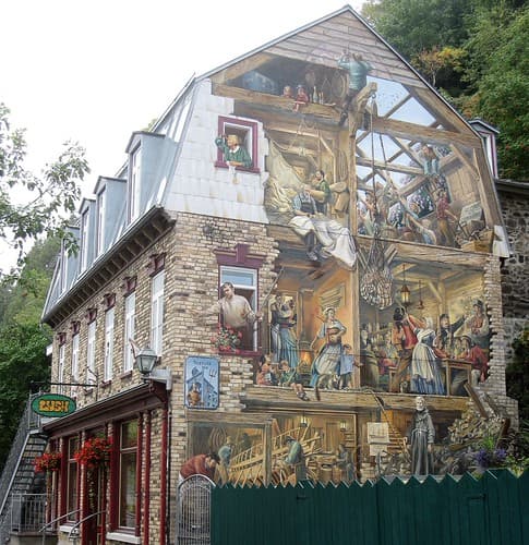 Mural en Quebec (Canada)