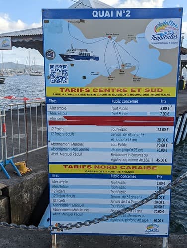 LINK URL Guide to Fort-de-France Ferries