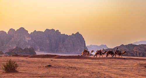 Sunrise at Wadi Rum