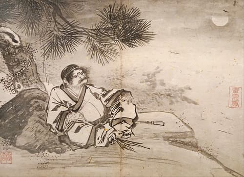 "Poètes et Immortels" d'après Du Jin (Musée Cernuschi, Paris)