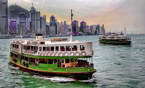 "Star Ferry" Hong Kong.