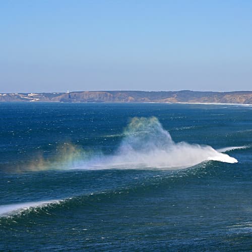 O oceano no Algarve, Portugal