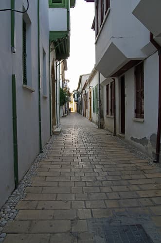 Chypre N Nicosie rue déserte