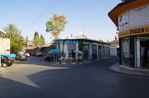 Chypre N Nicosie rue café