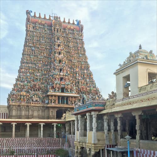 Le temple de Meenakshi (Madurai, Inde)