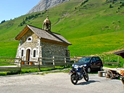 On the way to Megève