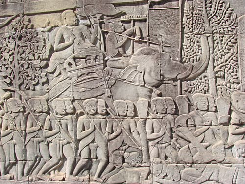 Bas-reliefs du Bayon (Angkor)